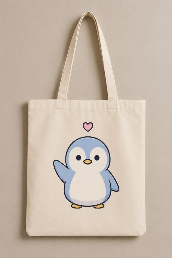 Penguin Wave Tote