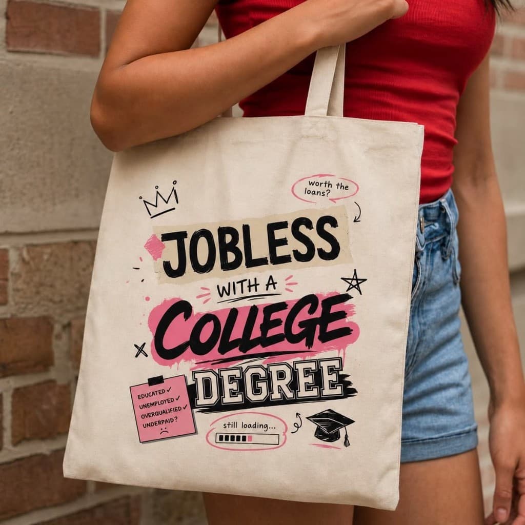 Jobless With a Degree Tote
